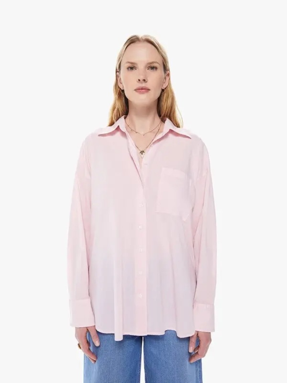 Xirena Pale Pink Button Down Shirt with Front Pocket size‎ XS